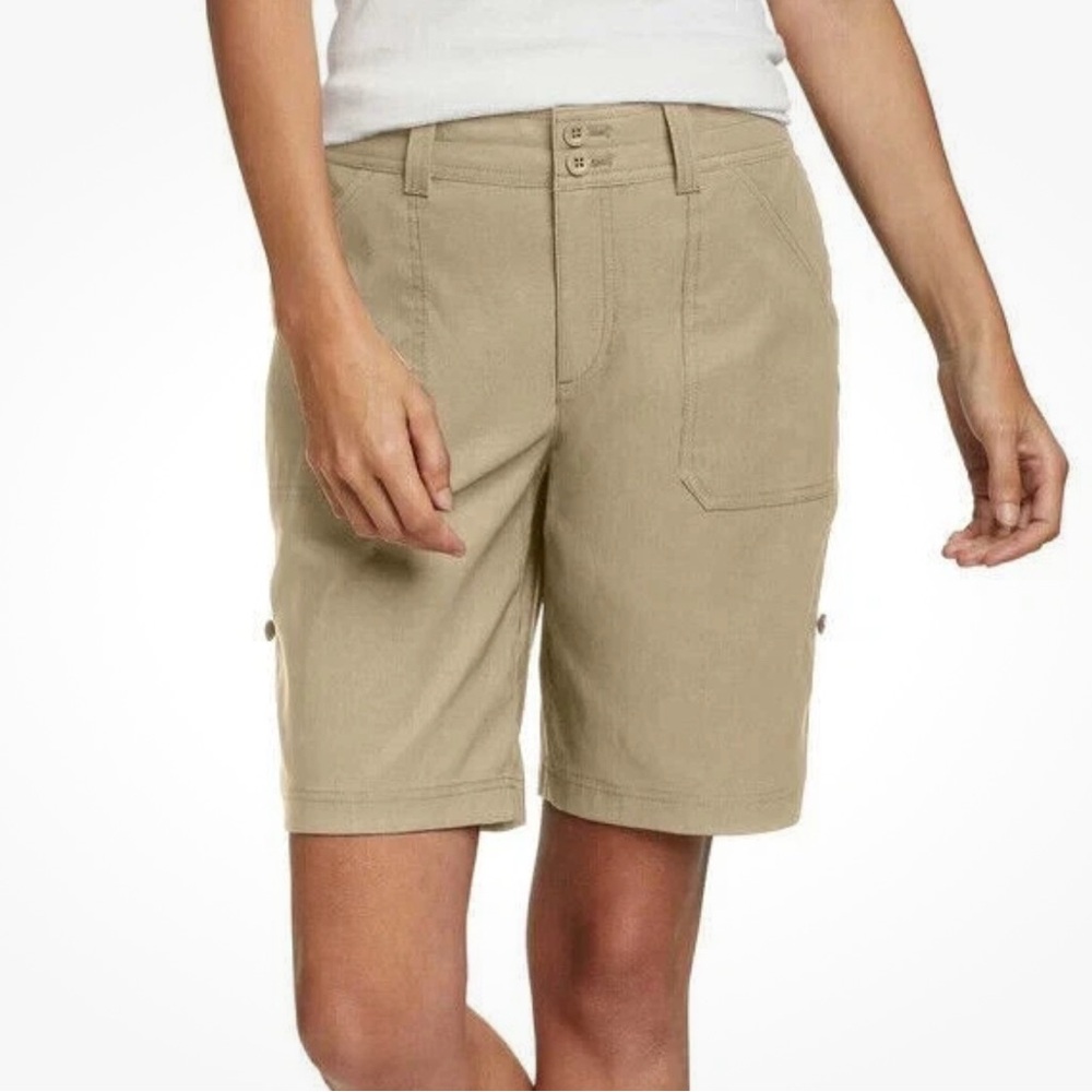NWOT- Eddie Bauer ‘Rolled Hem Bermuda' Shorts